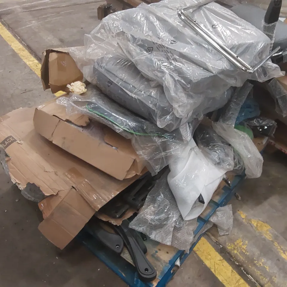PALLET CONTAINING A LARGE QUANTITY OF ASSORTED FURNITURE PARTS ECT