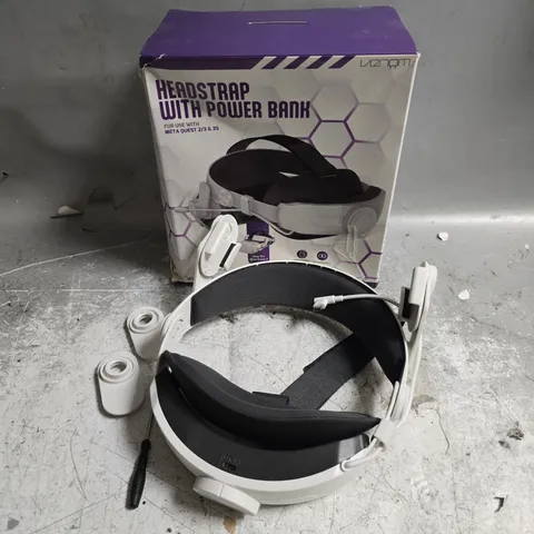BOXED VENOM META QUEST 2/3 HEADSTRAP WITH POWER BANK 