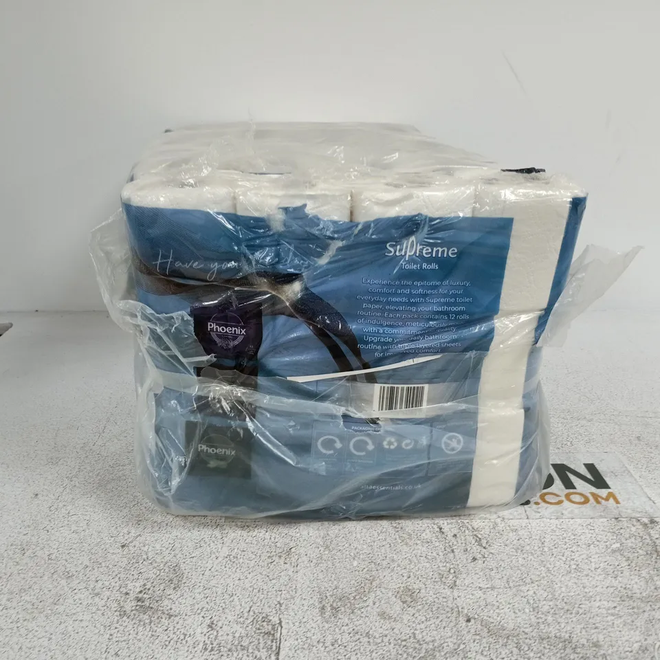 SET OF 6 X 12 PACKS PHOENIX SUPREME TOILET ROLLS