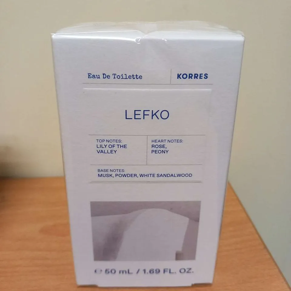 BOXED AND SEALED LFKO KORRES EAU DE TOILETTE 50ML