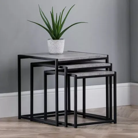ALDEN NEST OF TABLES - GREY