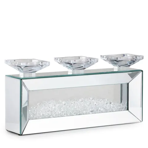JM BY JULIEN MACDONALD CRYSTAL CANDLE HOLDER 