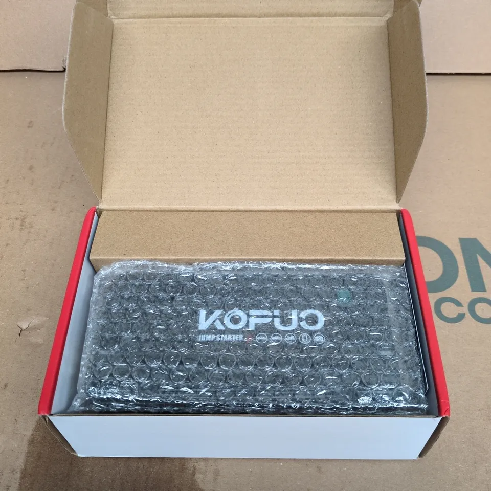 KOPUO JUMP STARTER – PORTABLE CAR JUMP STARTER, BOXED