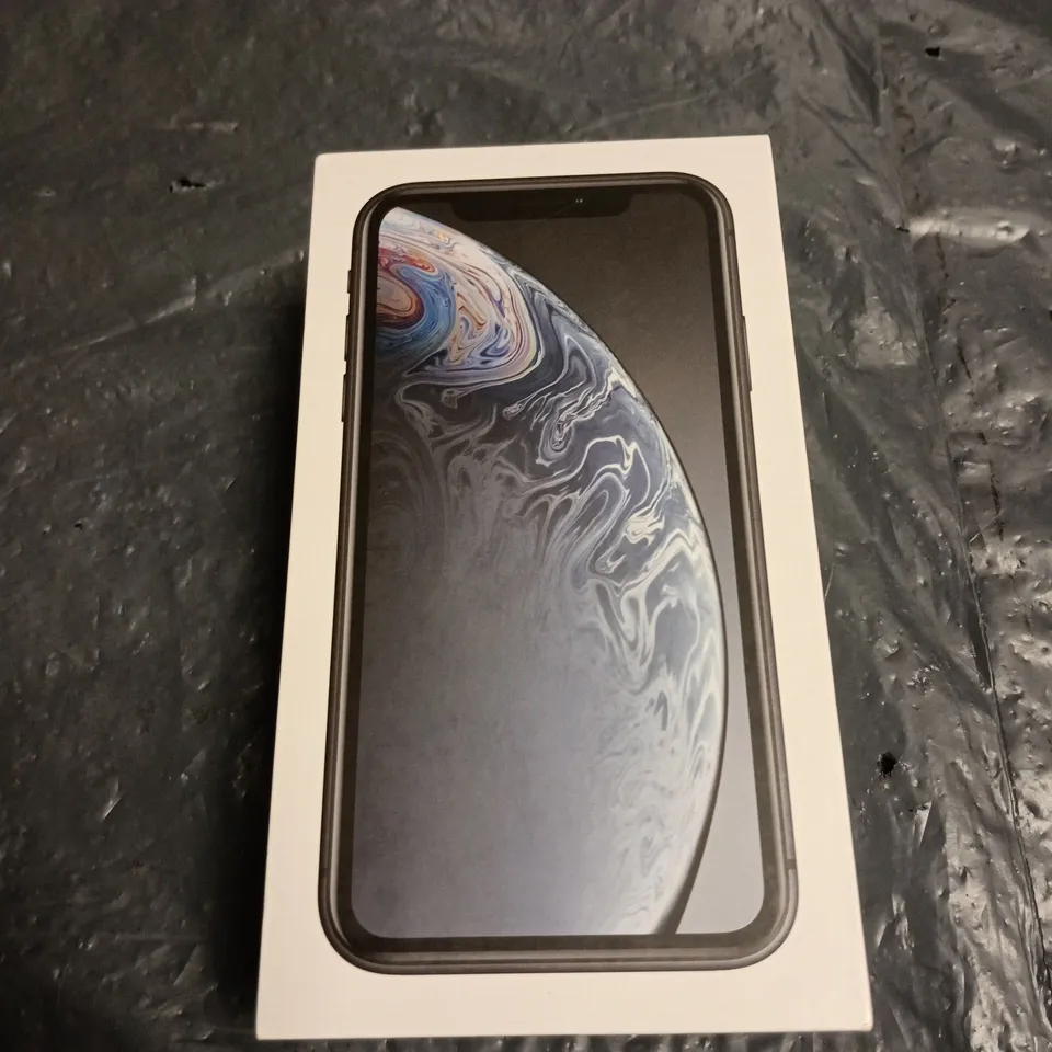 APPLE IPHONE XR SMARTPHONE – BLACK, BOXED WITH LIGHTNING CABLE 