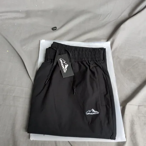 UPNORTH BLACK JOGGERS – DRAWSTRING WAIST, 2XL