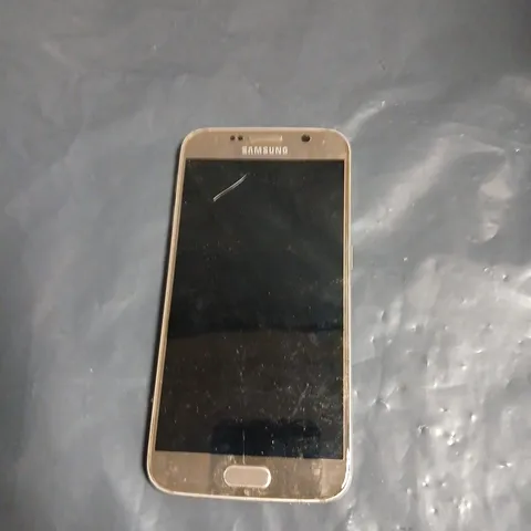SAMSUNG GALAXY SMARTPHONE  – GOLD, CRACKED SCREEN