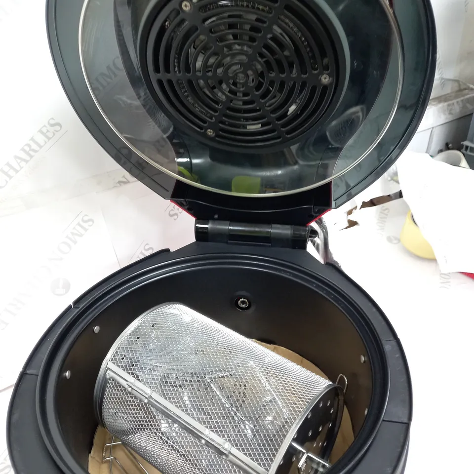 COOKSHOP TURBO WAVE 360 AIR FRYER IN RED/BLACK