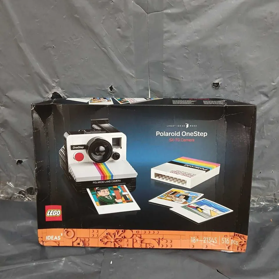 BOXED LEGO POLAROID ONE STEP SX-70 CAMERA - 21345 RRP £69.99