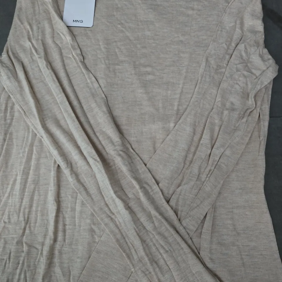 MNG LONG SLEEVE TOP IN SAND SIZE UNSPECIFIED