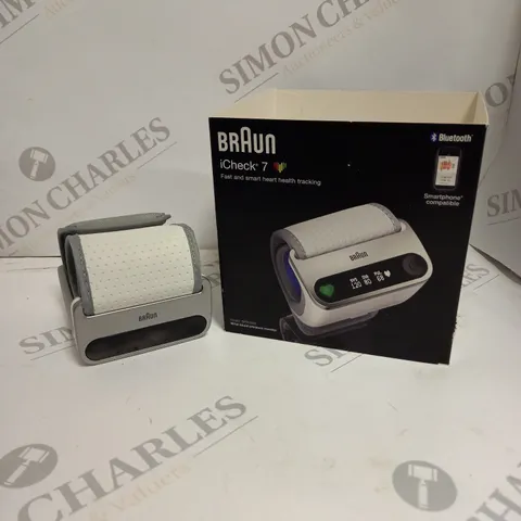 BOXED BRAUN ICHECK 7 WRIST BLOOD PRESSURE MONITOR