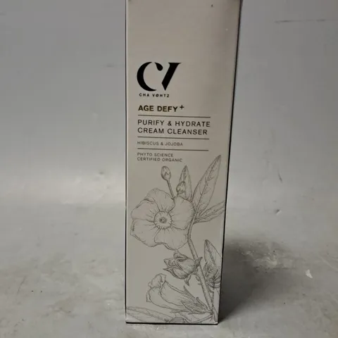 BOXED CHA VOHTZ AGE DEFY+ PURIFY & HYDRATE CREAM CLEANSER 