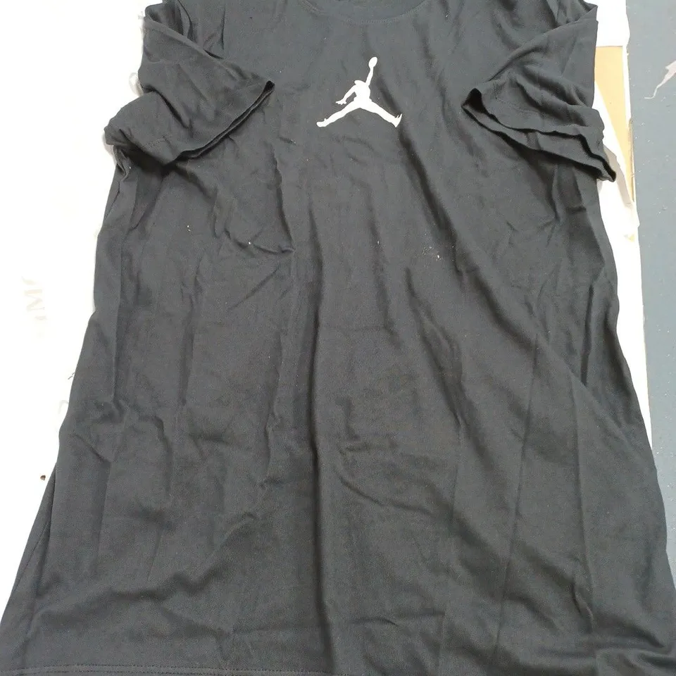 JORDAN DRI FIT BLACK T-SHIRT - MEDIUM