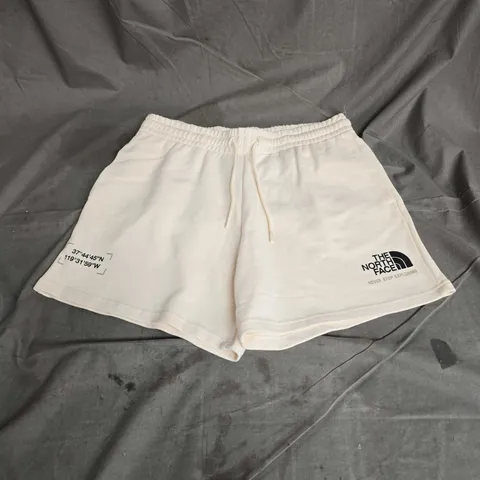 THE NORTH FACE WOMENS SWEAT SHORTS IN ALMOND SIZE L