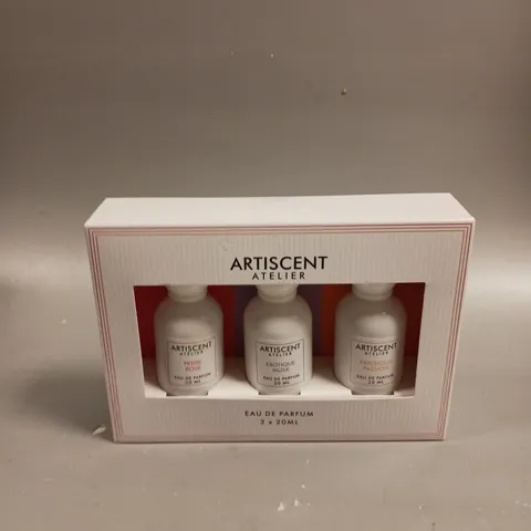 BOXED ARTISCENT ATELIER SET OF 3 EAU DE PARFUM 20ML EACH