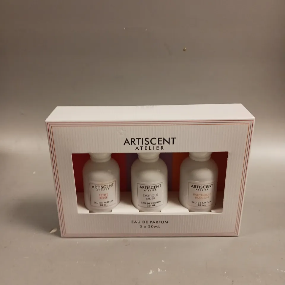 BOXED ARTISCENT ATELIER SET OF 3 EAU DE PARFUM 20ML EACH