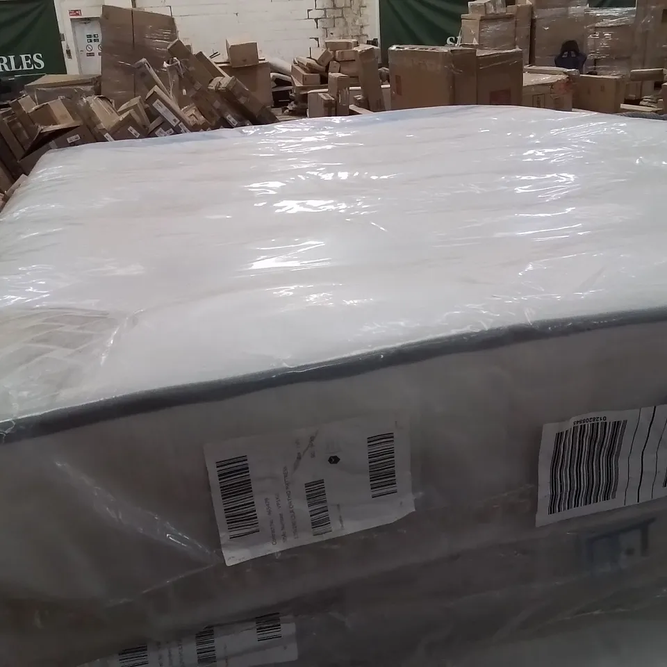 QUALITY BAGGED LILAC ORTHOPEDIC DOUBLE MATTRESS 
