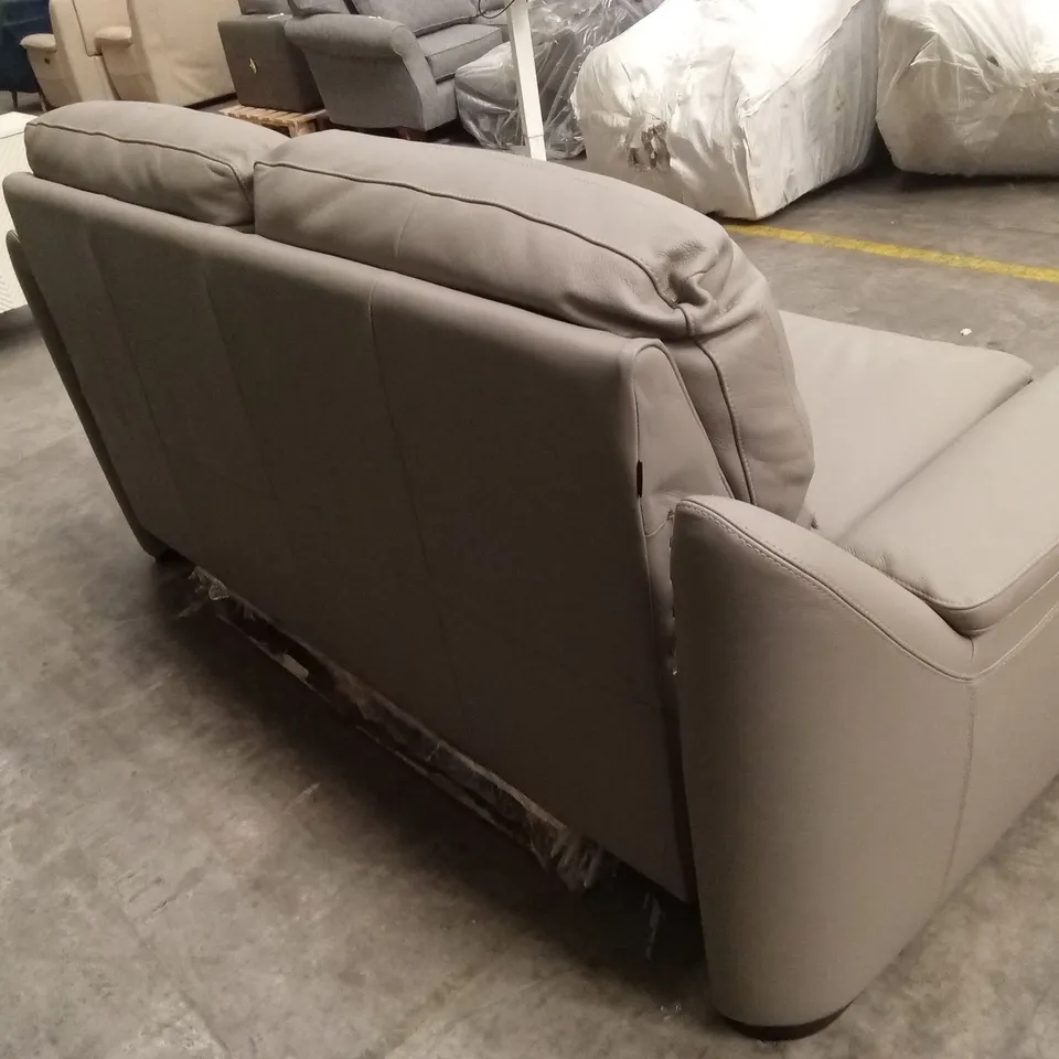 QUALITY DESIGNER ITALIAN MADE AVOLA 3 SEATER LEATHER SOFA