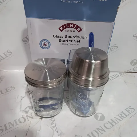 BOXED KILNER GLASS SOURDOUGH STARTER SET