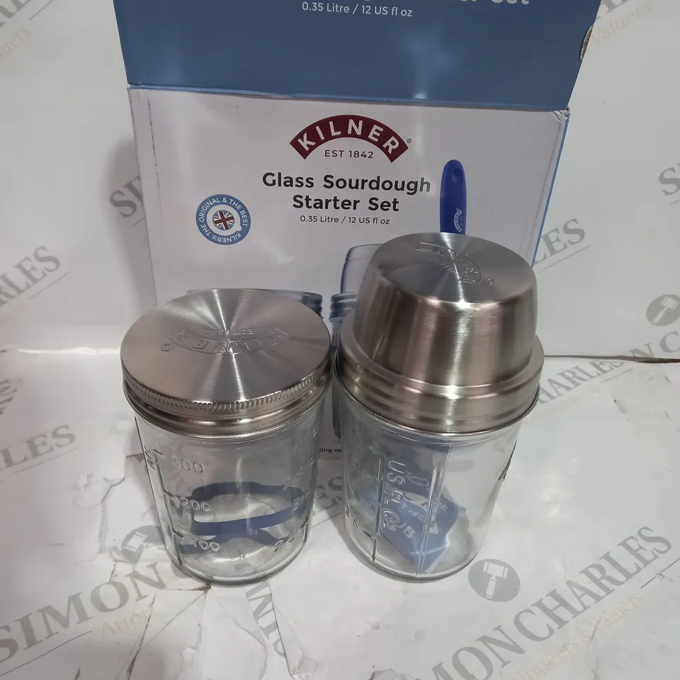 BOXED KILNER GLASS SOURDOUGH STARTER SET 