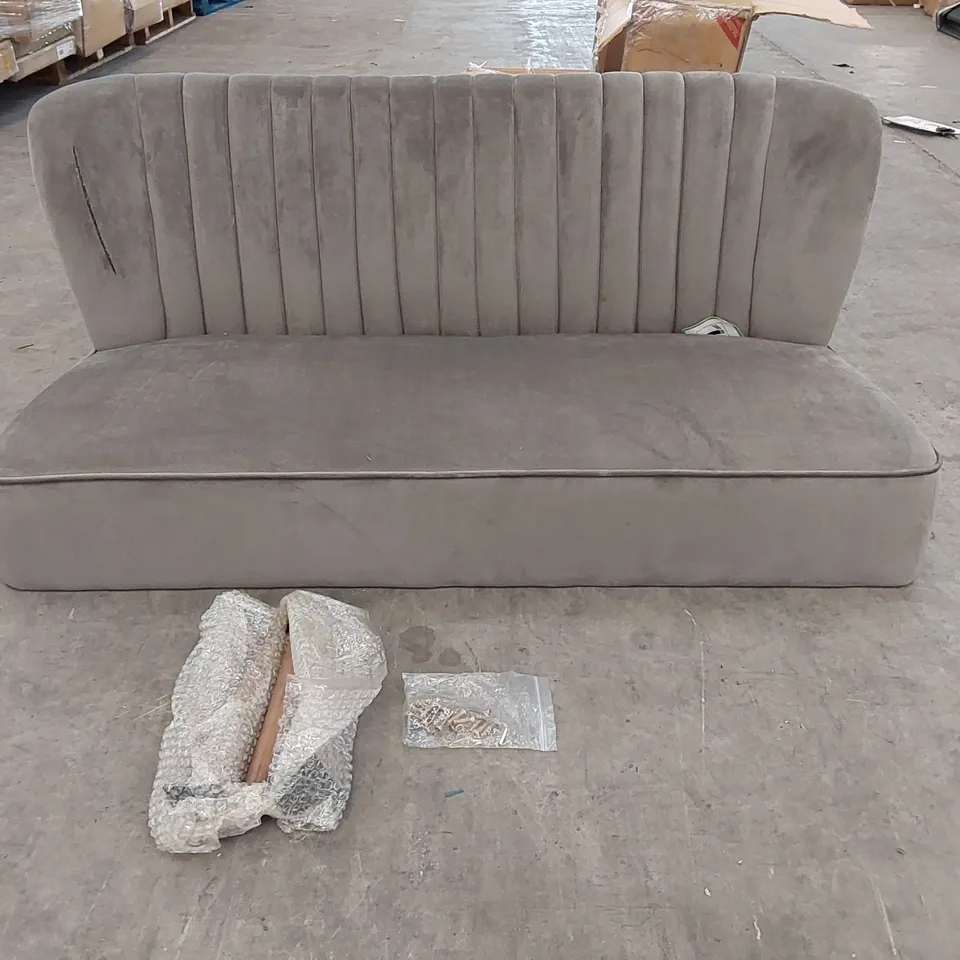 BOXED BELLA SOFA - STEEL GREY (1 BOX)