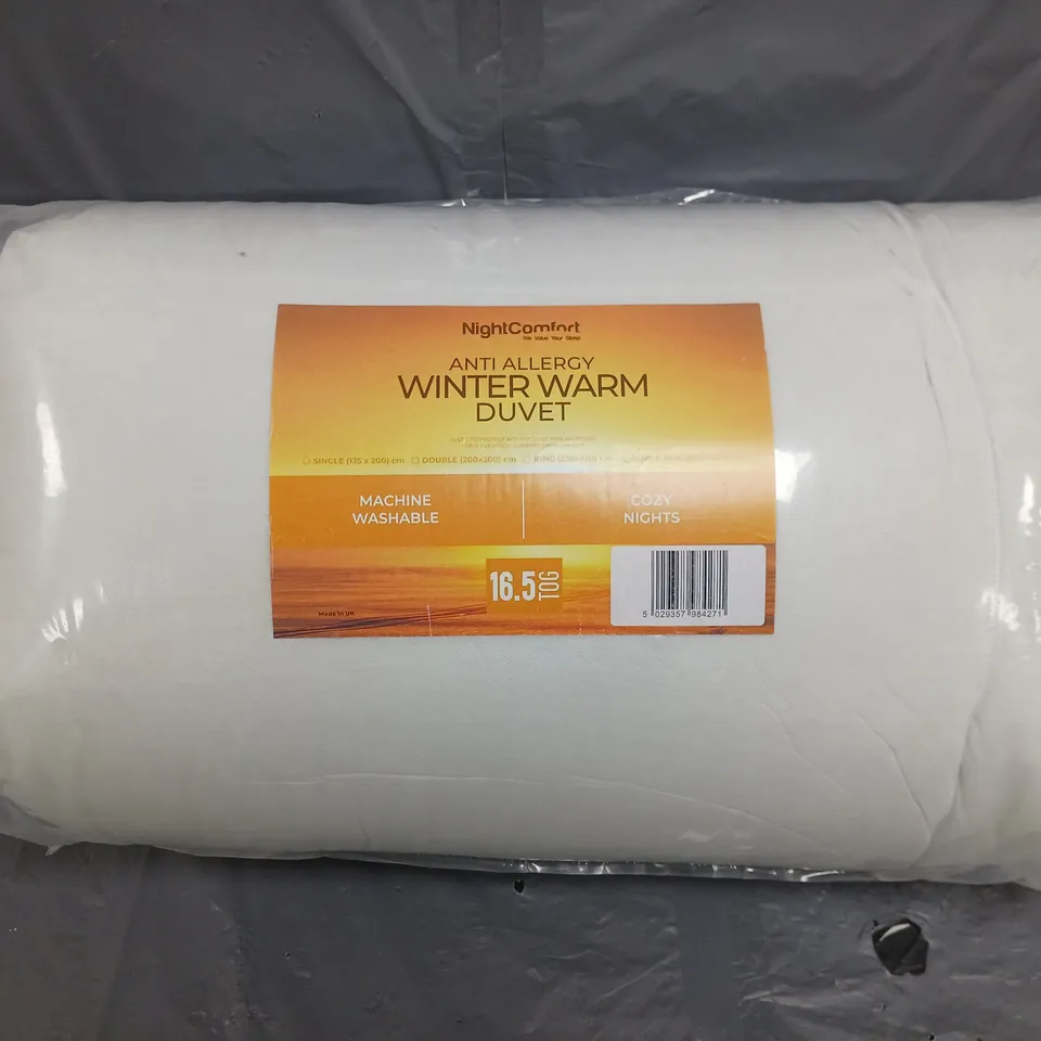 NIGHTCOMFORT ANTI ALLERGY WINTER WARM DUVET 16.5 TOG 