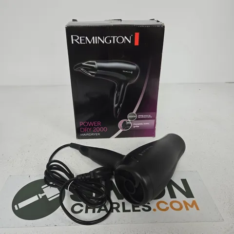 BOXED REMINGTON POWER DRY 2000 HAIR DRYER