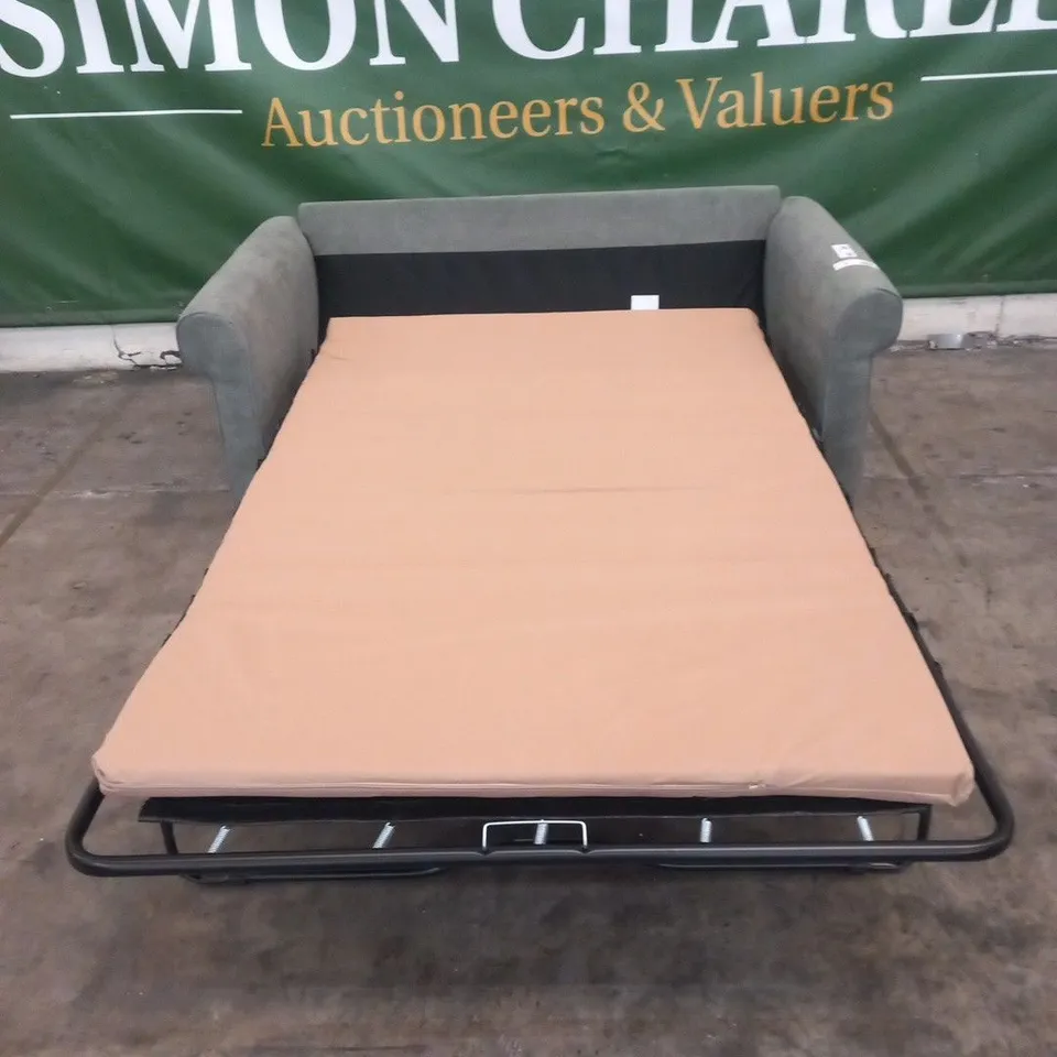 DESIGNER WILLIAM GREY FABRIC SOFA BED