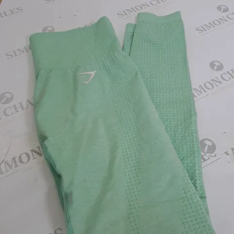 GYMSHARK GREEN LEGGINGS SIZE S