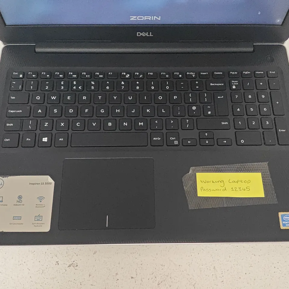 UNBOXED DELL INSPIRON 15 3000 INTEL PENTINUM GOLD LAPTOP IN BLACK