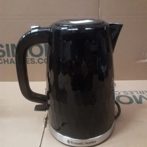 BOXED RUSSELL HOBBS 26051 HONEYCOMB BLACK KETTLE