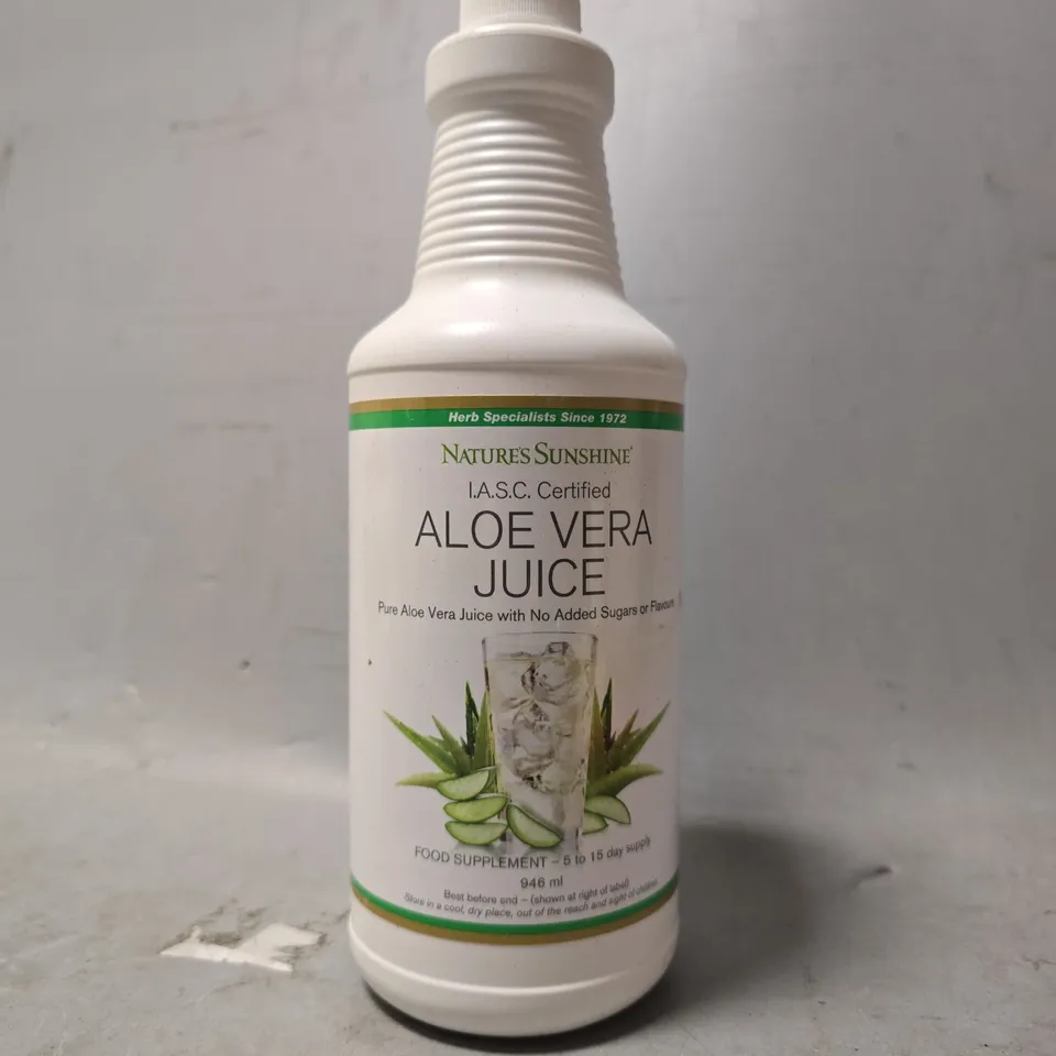 NATURES SUNSHINE ALOE VERA JUICE 946ML