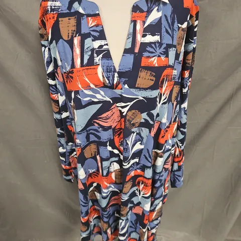SEASALT CORNWALL WREATHE TUNIC IN MARINE FORMS MUSSEL SIZE 24