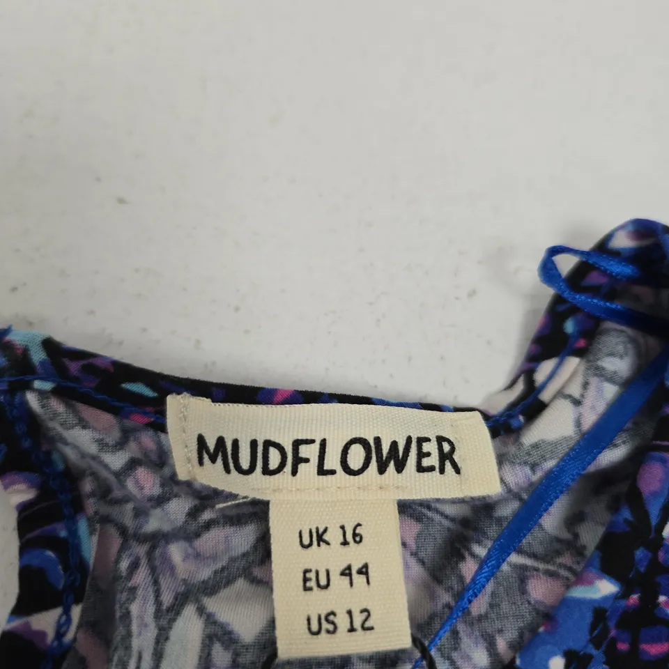 MUDFLOWER FLORAL PRINT DRESS - WOMEN'S UK 16 (EU 44, US 12)
