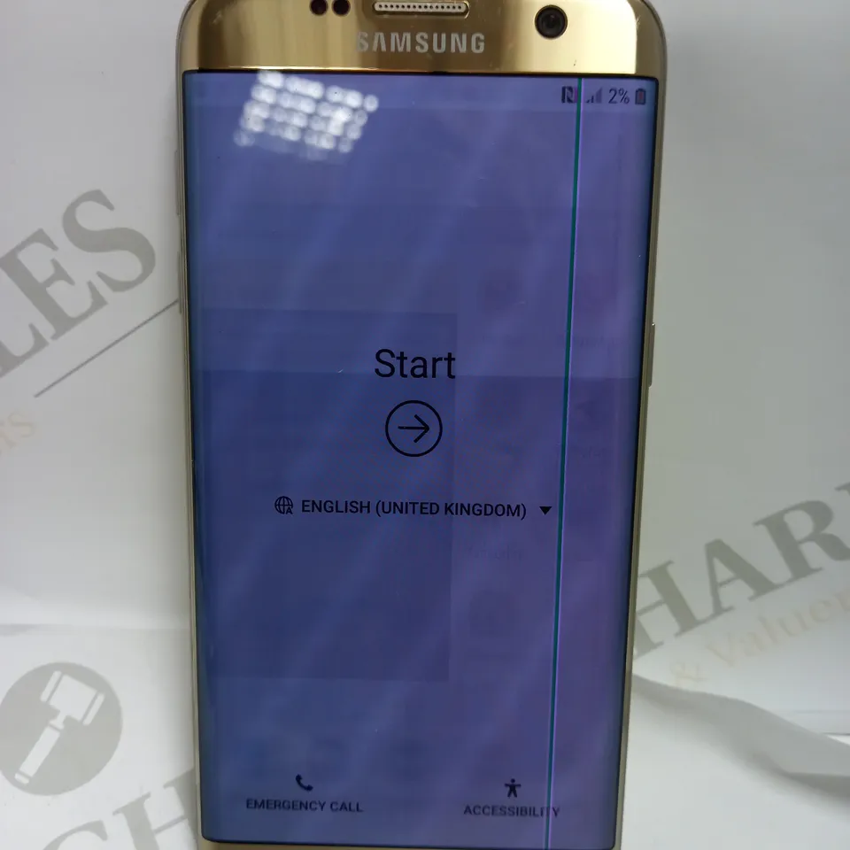 SAMSUNG GALAXY S7 EDGE MOBILE PHONE IN GOLD