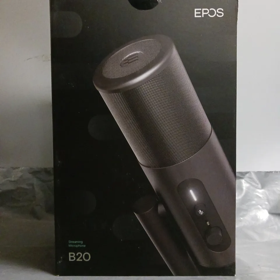 BOXED EPOS B20 BROADCAST USB STREAMING MICROPHONE