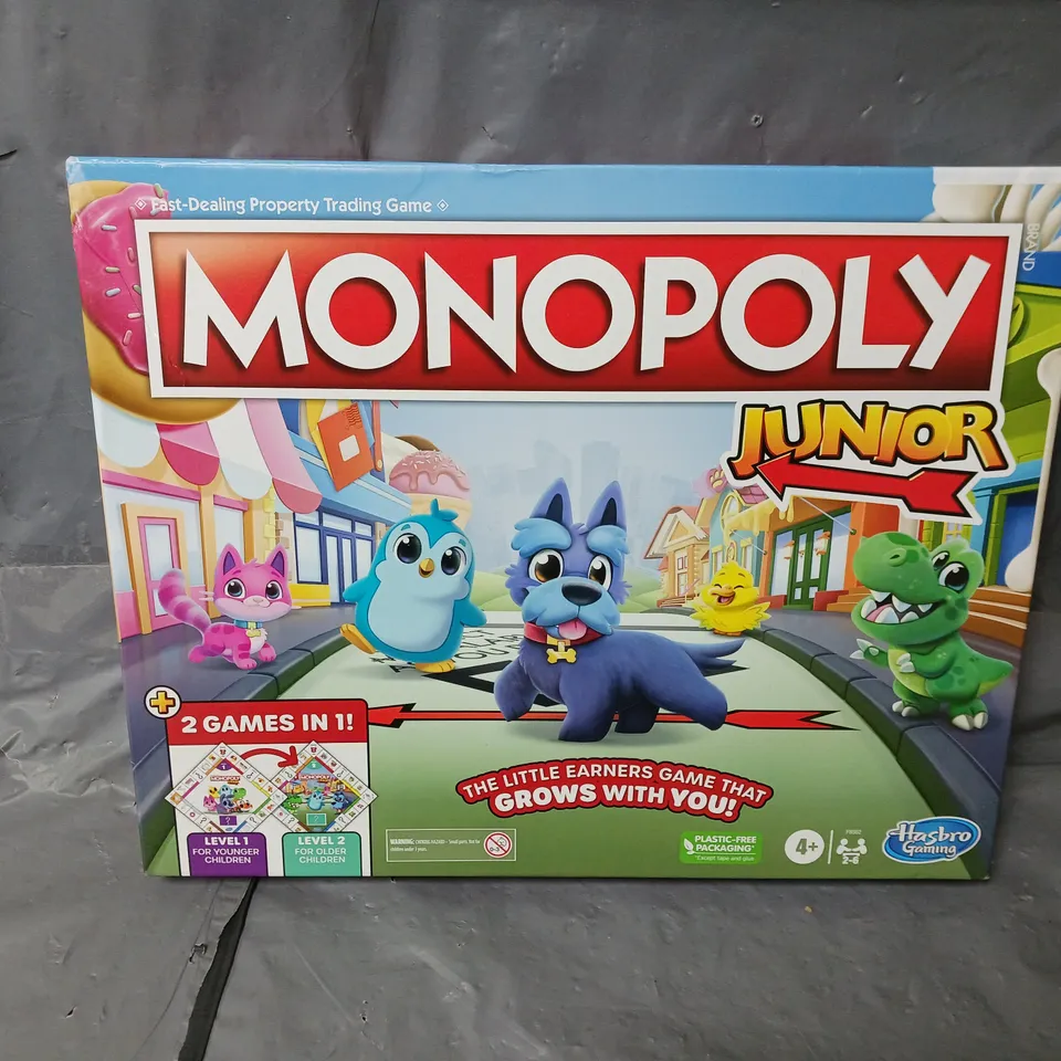 BOXED MONOPOLY JUNIOR BOARDGAME