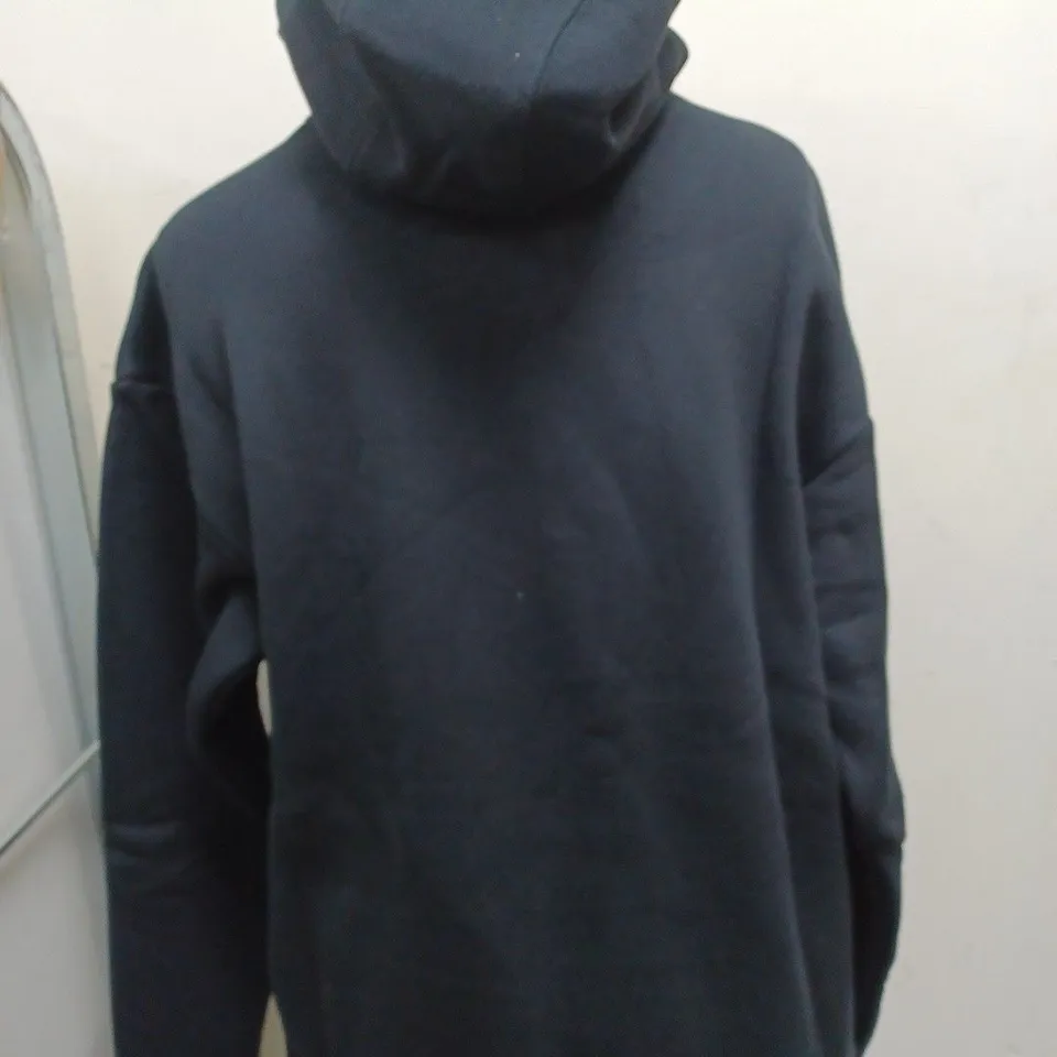 ARNE RELAXED FIT HOODIE IN BLACK - XS 