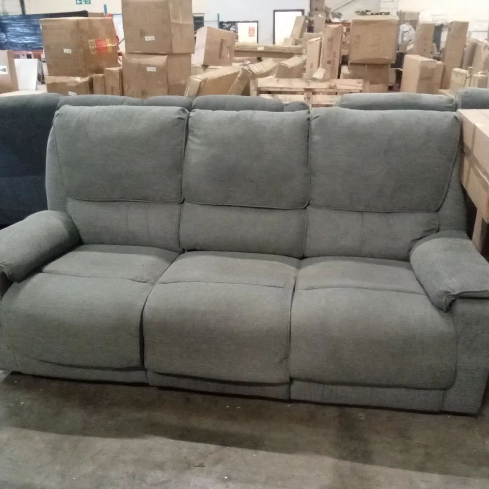 QUALITY DESIGNER 3 SEATER MANUAL RECLINER SOFA