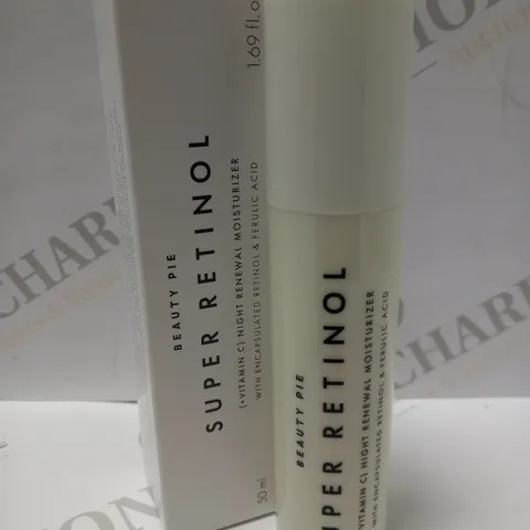 BEAUTY PIE SUPER RETINOL + VITAMIN C NIGHT RENEWAL MOISTURISER 50ML