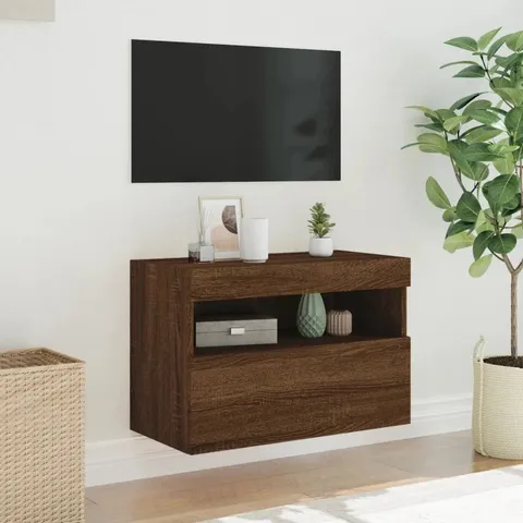 BOXED CALILYNN TV UNIT - DARK BROWN (1 BOX)
