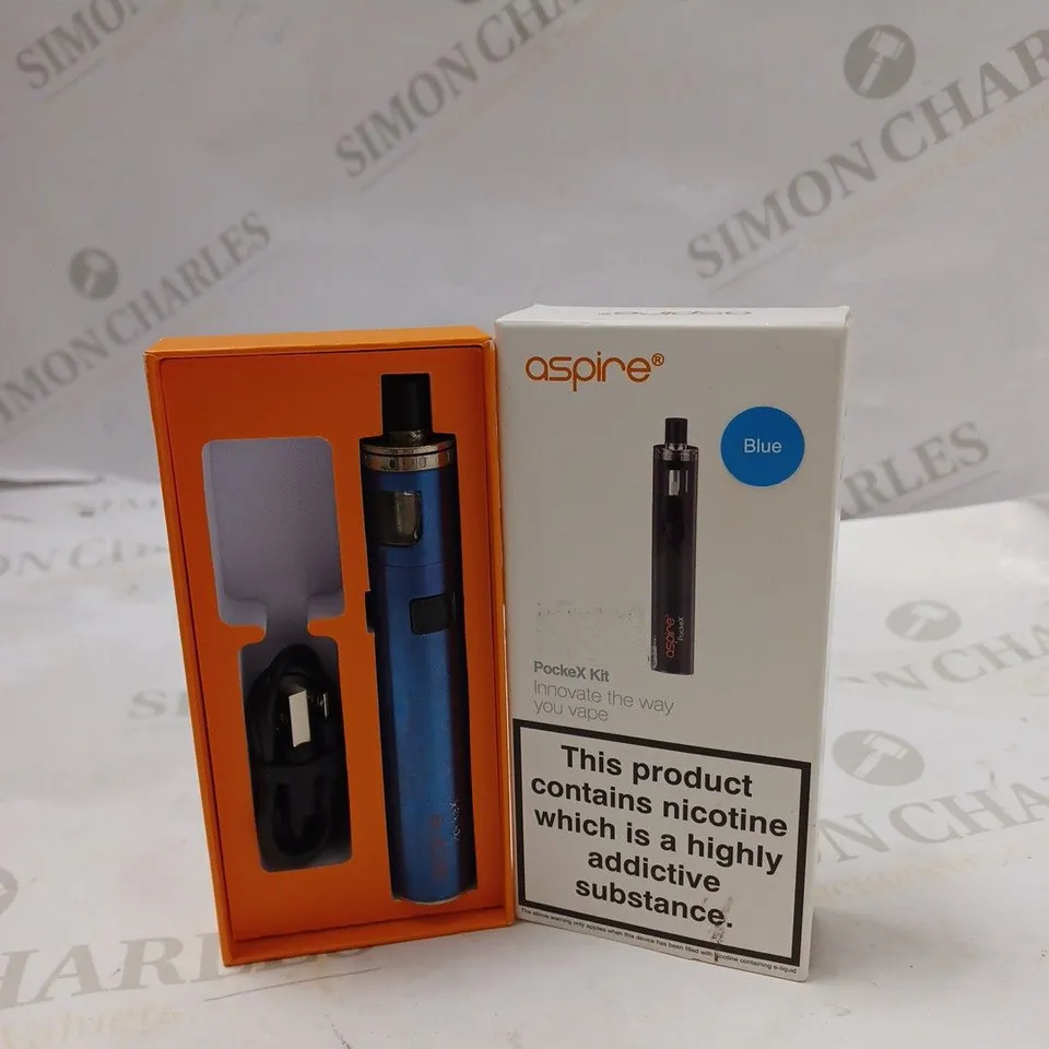 BOXED ASPIRE POCKEX KIT - BLUE. 