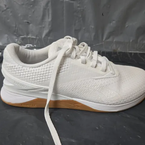 UNBOXED PAIR OF REEBOK NANO.X3 TRAINERS IN WHITE - UK 3.5