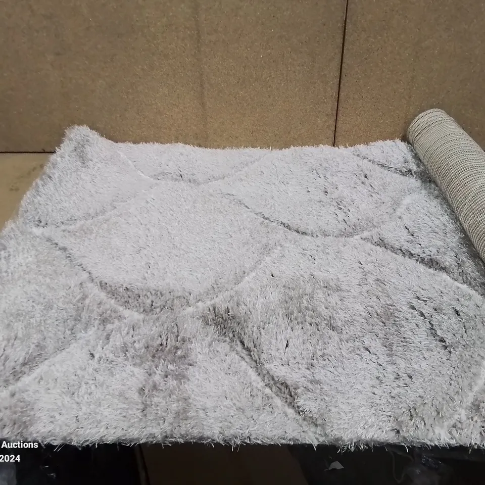 BRAND NEW PACO HOME GREY PALMA 333 RUG SIZE 80CM X 150CM 