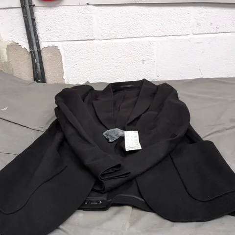 UNIQLO BRUSHED JERSEY JACKET BLACK LARGE WITH TAGS