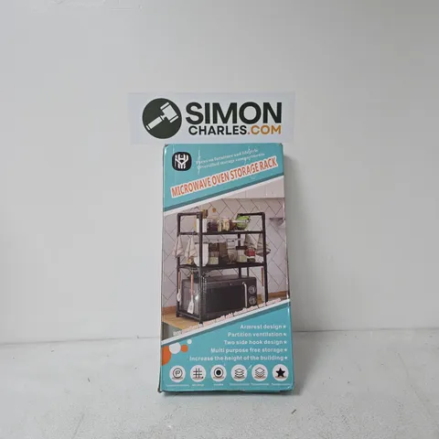 MICROWAVE OVEN STORAGE RACK – BOXED