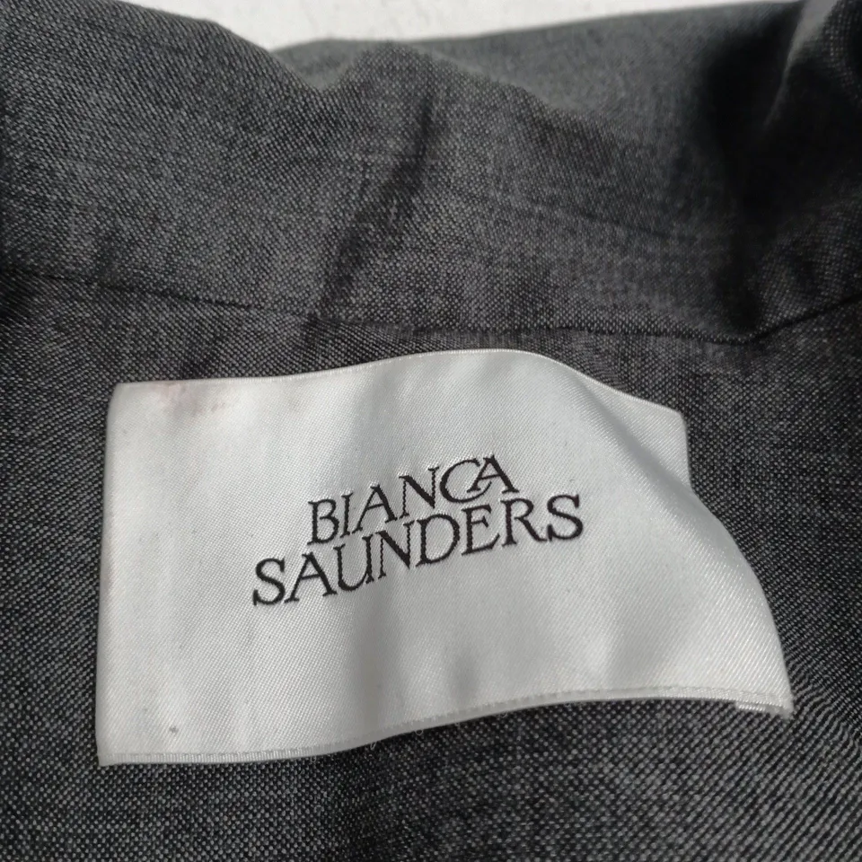 BIANCA SAUNDERS GREY BLAZER – WOMEN'S MEDIUM