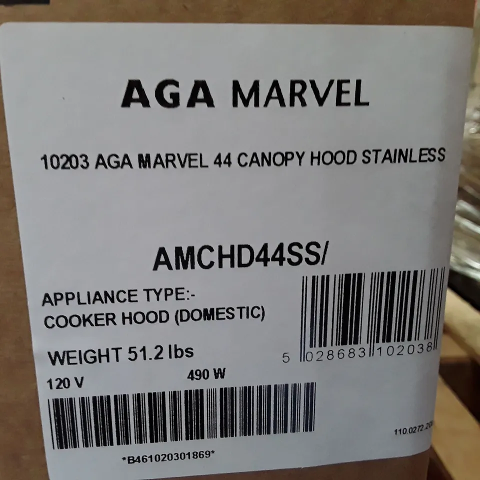 BOXED AGA MARVEL 44 CANOPY HOOD 