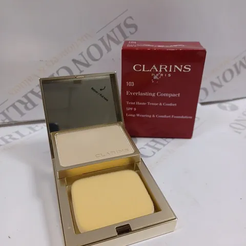 CLARINS EVERLASTING COMPACT NO.103 IVORY FOUNDATION