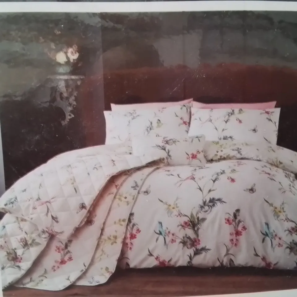 BRAND NEW PRINTED 200 THREAD COUNT DUVET COVER SET  -DOUBLE-