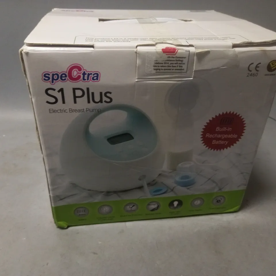 BOXED SPECTRA S1 PLUS ELECTRIC BREAST PUMP 